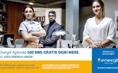 La campagna pubblicitaria per Energit: da 20 anni la nostra energia